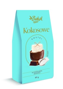 Bakal Kostki Kokosowe w Mlecznej Czekoladzie 80g