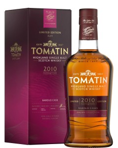 Tomatin Italian Collection Barolo Cask 46% 0,7