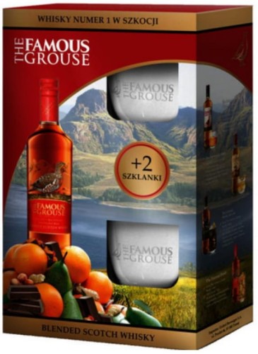 Famous Grouse Sherry Cask 40% 0,7 +2 szklanki.jpg