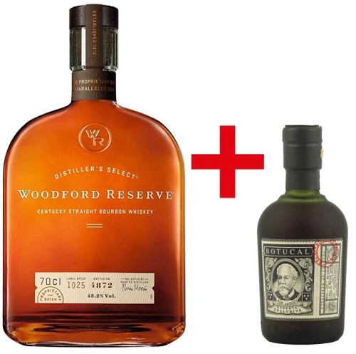 Woodford Reserve 43,2% 0,7 + Botucal Reserva Exclusiva 0,05.jpg