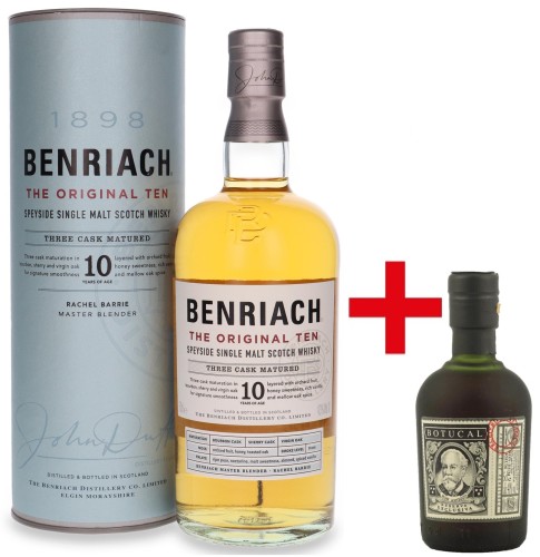 BENRIACH THE TEN 43% 0,7 + Botucal Reserva Exclusiva 0,05.jpg