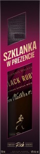 JOHNNIE WALKER BLACK RUBY 40% 0,7 + Szklanka