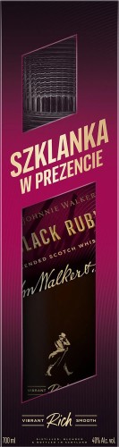 JOHNNIE WALKER BLACK RUBY 40% 0,7 + Szklanka.jpg