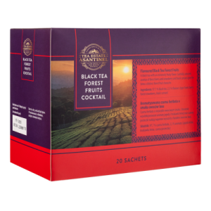 Asantinel Tea Estate Black Tea Forest Fruits Cocktail - Aromatyzowana Czarna Herbata o Smaku Owoców Leśnych 80g