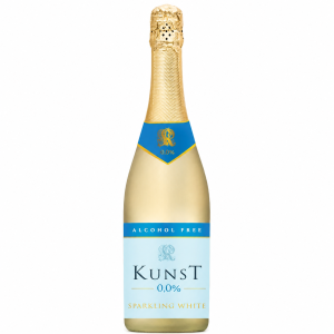 WINO MUSUJĄCE BEZALKOHOLOWE KUNST SPARKLING  BIAŁE PÓŁWYTRAWNE 0,75