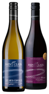 Pakiet Saint Clair Vicar’s Choice Sauvignon Blanc + Pinot Noir 2x 0,75