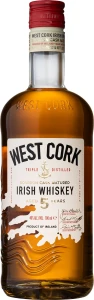 WEST CORK 5YO BOURBON CASK 40% 0,7