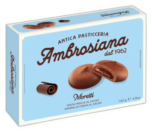 AMBROSIANA CIASTKA Z NADZIENIEM KAKAOWYM 140G