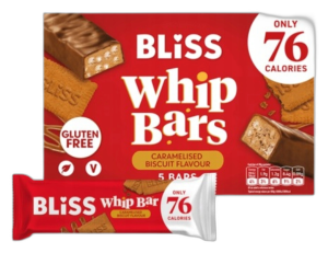 BLISS WHIP BARS BATON NUGATOWY O SMAKU CIASTECZKOWYM (5X20G) 100G