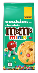M&M'S MINIS CIASTKA Z KAWAŁKAMI CZEKOLADY 180G