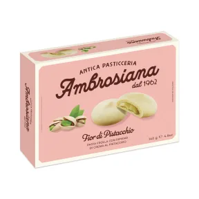 AMBROSIANA CIASTKA Z KREMEM PISTACJOWYM 140G