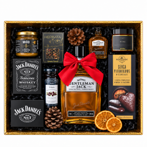 Zestaw prezentowy duży Gentleman Jack na tacy