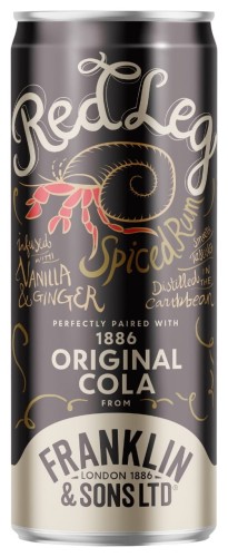 FRANKLIN &amp; SONS 1886 Cola &amp; Leg rum 0,25 5,5%