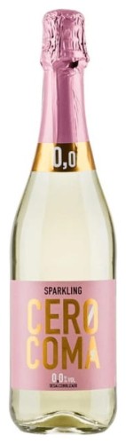 Cero Coma Sparkling Wino Musujące Bezalkoholowe 0% 0,75 białe półsłodkie