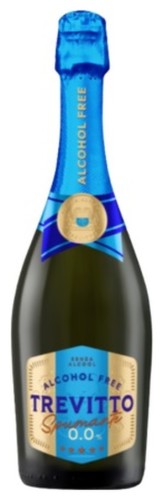 WINO BEZALKOHOLOWE PROSECCO TREVITTO 0% 0,75 białe wytrawne