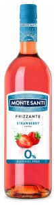 Monte Santi Strawberry Frizzante Wino Bezalkoholowe 0,75