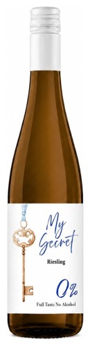MY SECRET RIESLING WINO BEZALKOHOLOWE 0% 0,75 białe półwytrawne