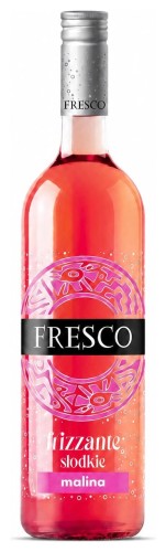 FRESCO FRIZZANTE MALINA WINO BEZALKOHOLOWE 0,75 czerwone słodkie