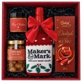 Bordowy zestaw prezentowy na tacy Maker's Mark - Apollo