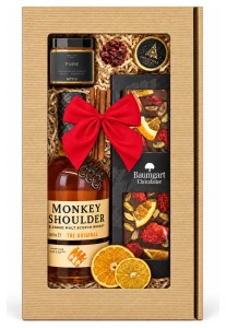 Zestaw  Świąteczny Monkey Shoulder z Dodatkami