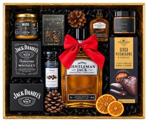 Zestaw prezentowy duży Gentleman Jack na tacy