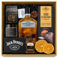Czarny zestaw prezentowy na tacy Gentleman Jack