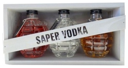 Saper Vodka 40% 3x0,2