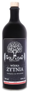 Wolf&Oak Wódka Żytnia 43% 0,7