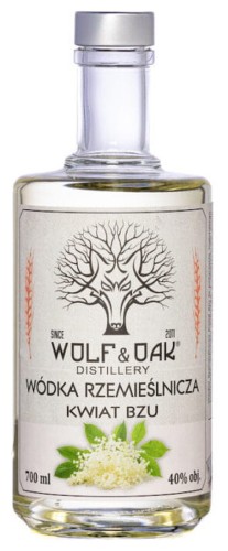 Wolf&amp;Oak Wódka Kwiat Bzu 40% 0,7