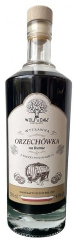 Wolf&amp;Oak Orzechówka na Rumie 44% 0,5