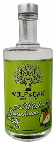 Wolf&amp;Oak Wódka Gruszkowa 38% 0,7