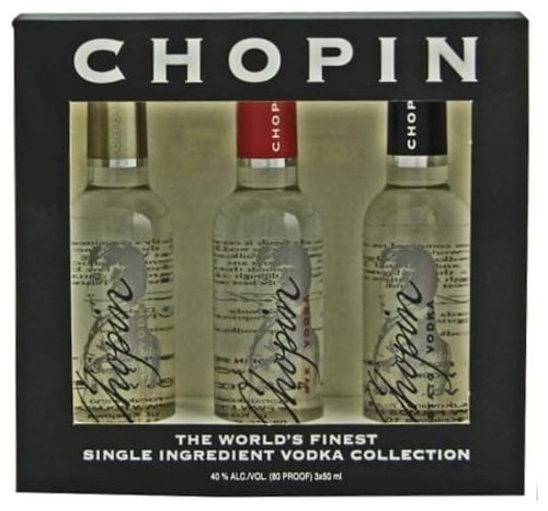 Chopin 3x0,05 40% (Chopin Potato, Chopin Rye, Chopin Wheat)