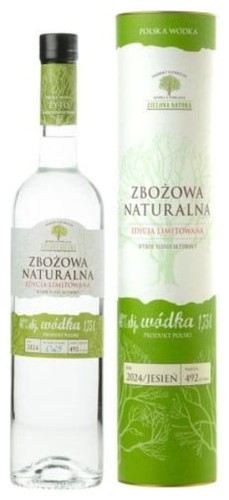 Wódka Zielona Natura Zbożowa 1,75 Tuba