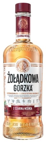 ŻOŁĄDKOWA GORZKA CZARNA WIŚNIA 25% 0,5