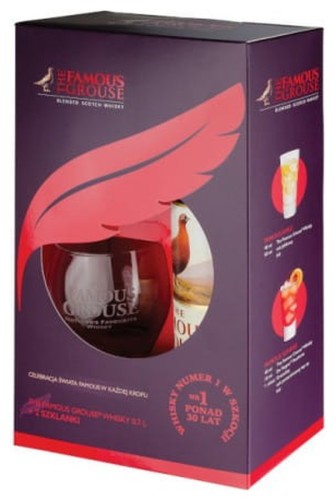 Famous Grouse 0,7 + 2 szklanki
