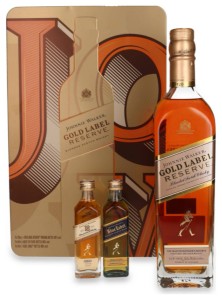 JOHNNIE WALKER Gold RESERVE 40% 0,7 + 2 miniaturki