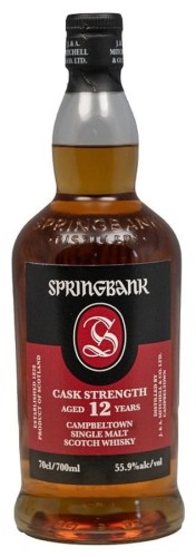 Springbank 12YO Cask Strength 55,5% 0,7