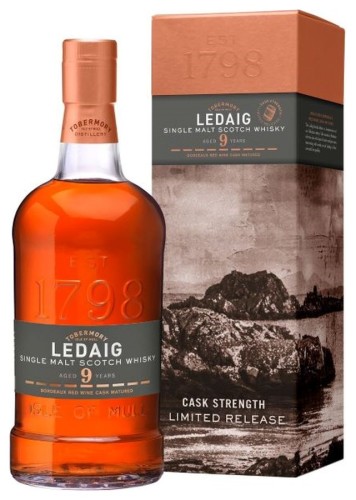Ledaig 9YO Bordeaux Red Wine Cask Strength 56,8% 0,7