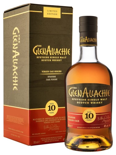 Glenallachie 10YO Virgin Oak Spanish 48% 0,7