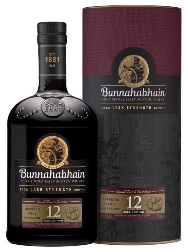 Bunnahabhain 12YO Cask Strength 2022 Edition 56,6% 0,7