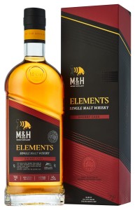M&H ELEMENTS SHERRY SINGLE MALT 46% 0,7