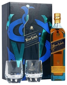 JOHNNIE WALKER BLUE LABEL 40% 0,7 + SZKLANKI