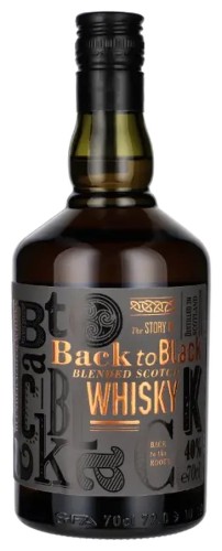 BACK TO BLACK SCOTCH WHISKY 40% 0,7