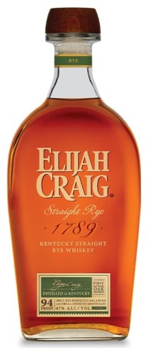 Elijah Craig Straight Rye Whiskey 47% 0,7