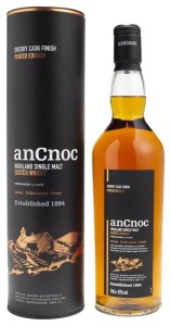 AnCnoc Sherry Cask Finish Peated Edition 43% 0,7