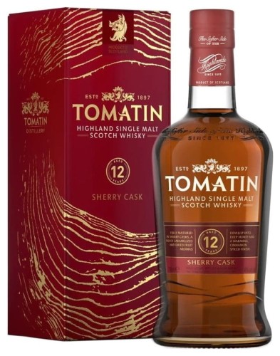 Tomatin 12YO Sherry Cask 40% 0,7