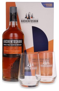 Auchentoshan American Oak 40% 0,7 + 2 szklanki