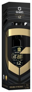 GRANT'S 12YO 0.7 40% + SZKLANKA