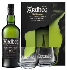 Ardbeg 10YO 46% 0,7 + 2 szklanki