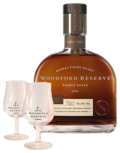 Woodford Double Oak 43,2% 0,7 + 2 kieliszki